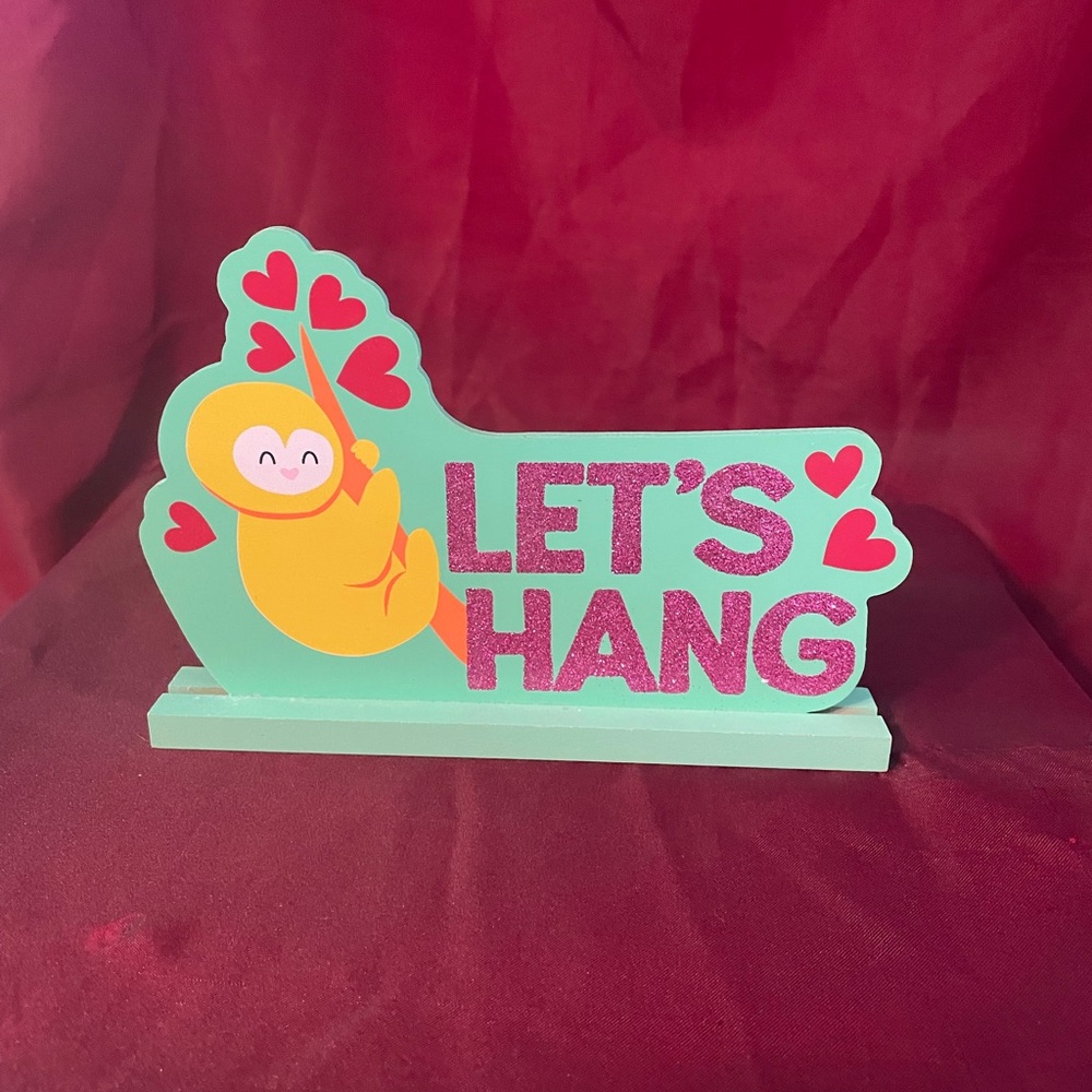 Sloth Tabletop Sign